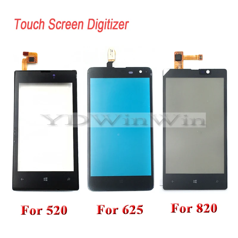 Сенсорный экран для Nokia Lumia 520 525 625 820 сенсорный дигитайзер Переднее стекло