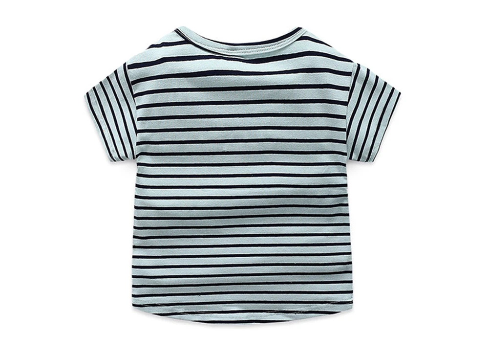 Одежда для малышей футболка мальчиков с короткими рукавами Детская летняя