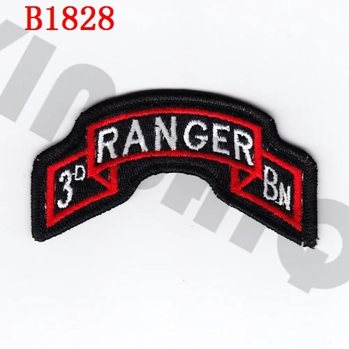 Полная вышивка патч армии США 75th RANGER 1st 2BN 3BN военный тактический боевой дух