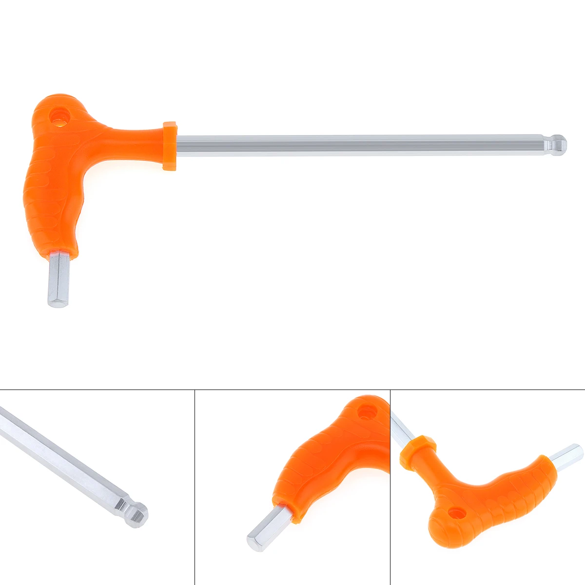 Шестигранный Ключ Т типа с шаровой головкой и пластиковой ручкой 3 мм 4 5 6 8