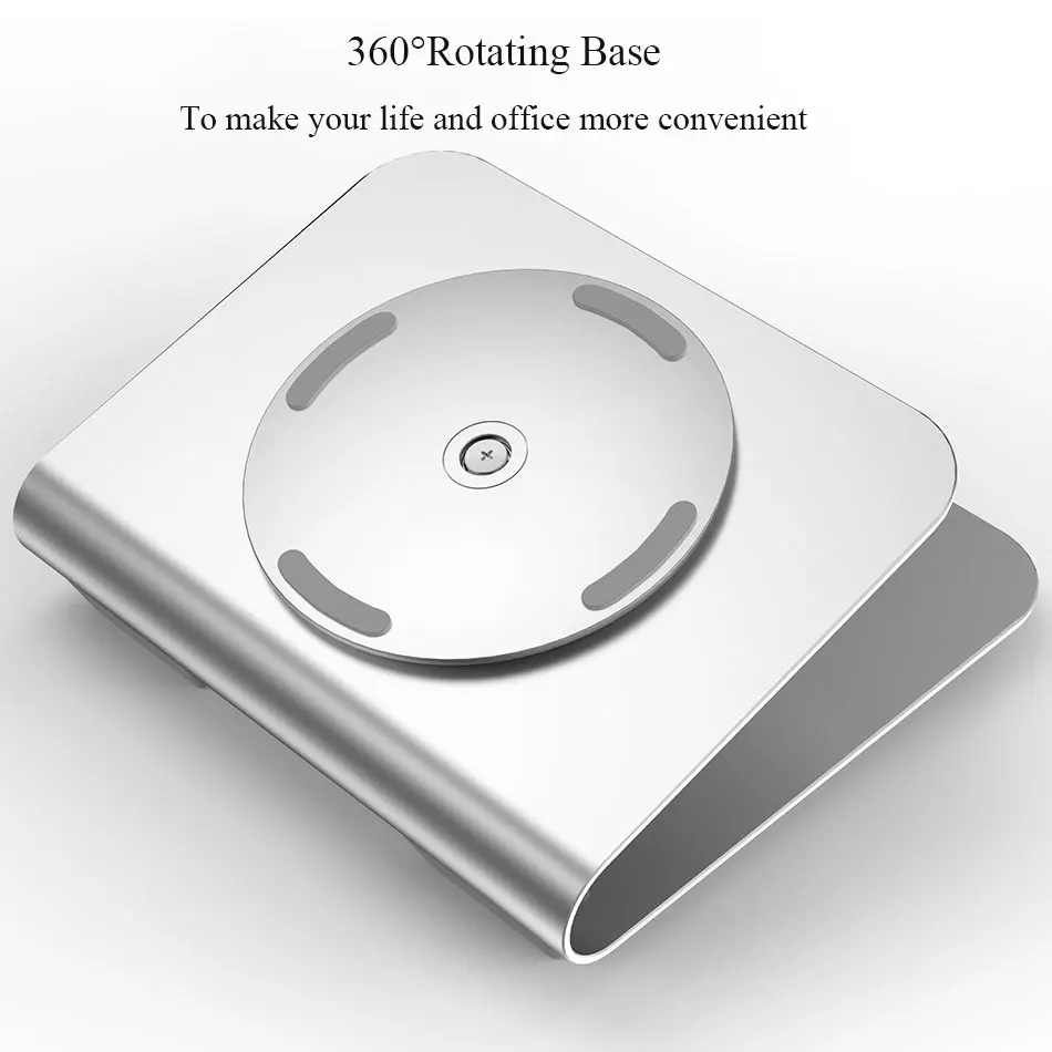 WIWU 10-17.3 inch Laptop Stand Rotating Base for MacBook Air Pro Ergonomics Aluminum Alloy Cooling Holder | Автомобили и