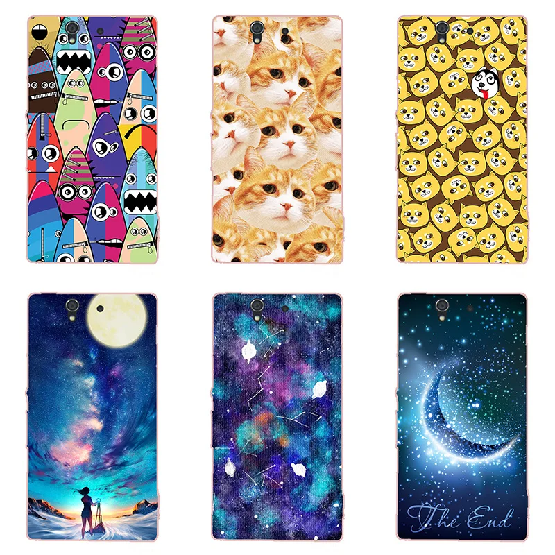 For Sony Xperia Z L36h L36i L36a Case Hard Plastic Back Cover Cases Painting Abstract Coque Patterned Shell Skin |