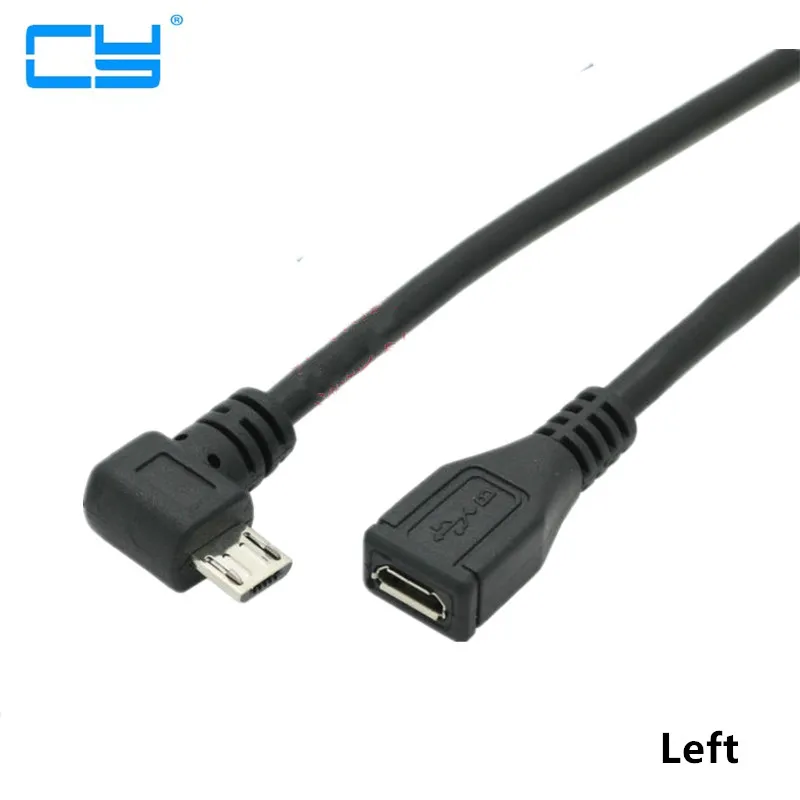 Удлинитель Micro USB 3. 0 5Pin папа мама|left angle|usb 2.0male to female usb |
