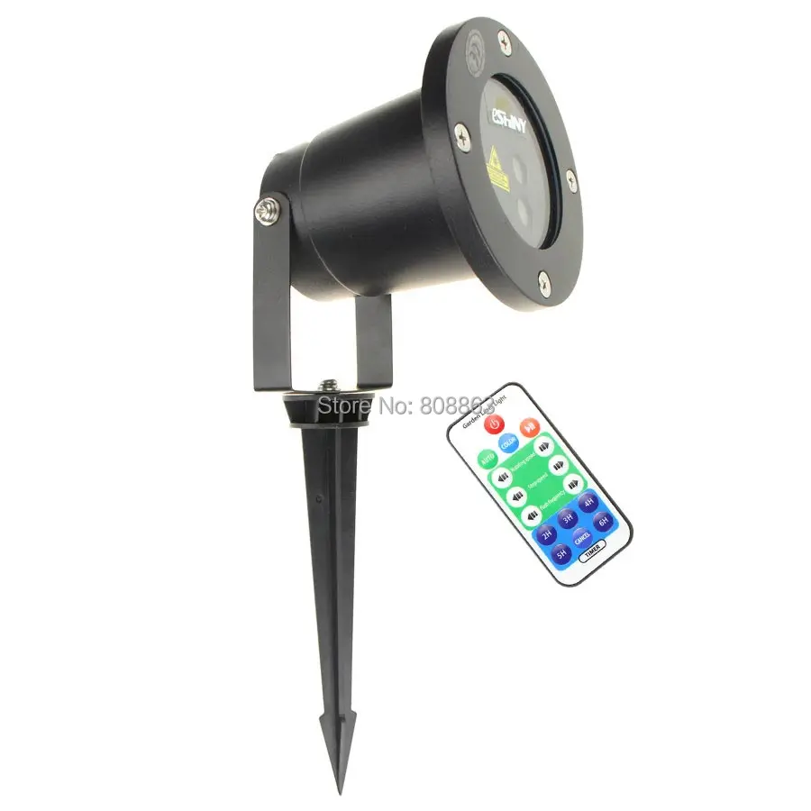 

ESHINY R&G Remote Outdoor Waterproof Xmas Snow Laser projector 24 Halloween Patterns Landscape Party Tree Garden Light T238D3