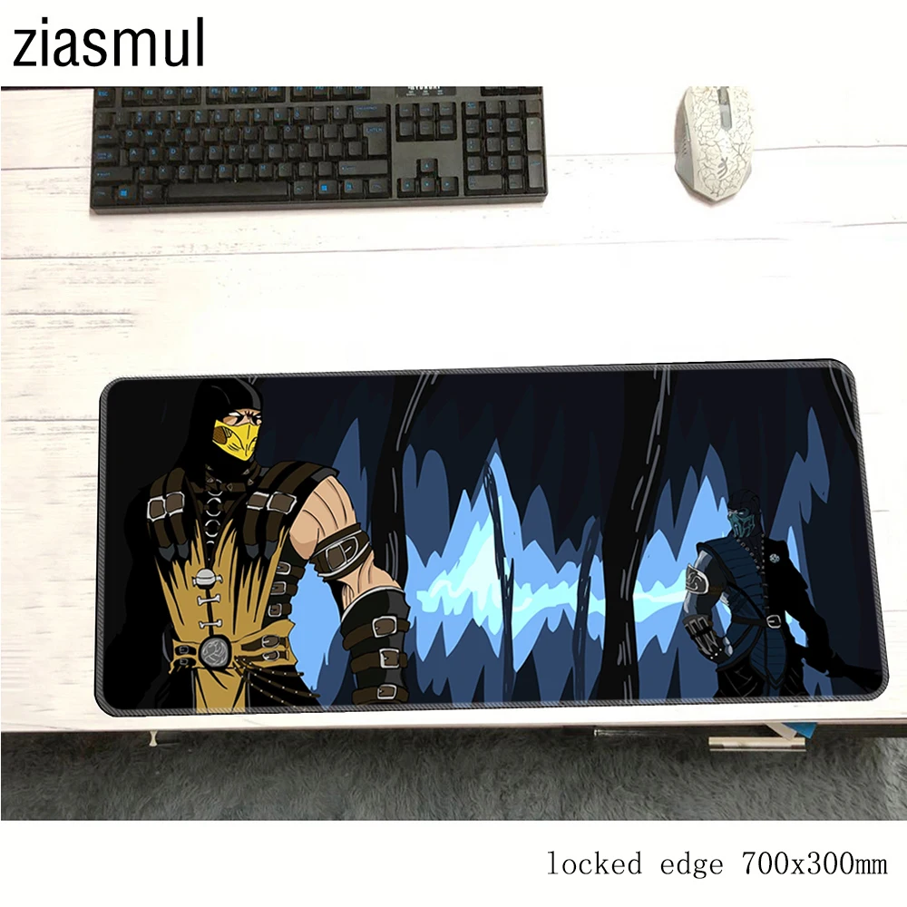 Коврик для мыши mortal kombat 700x300x3 мм коврик на запястье компьютерный Для Мыши игровые