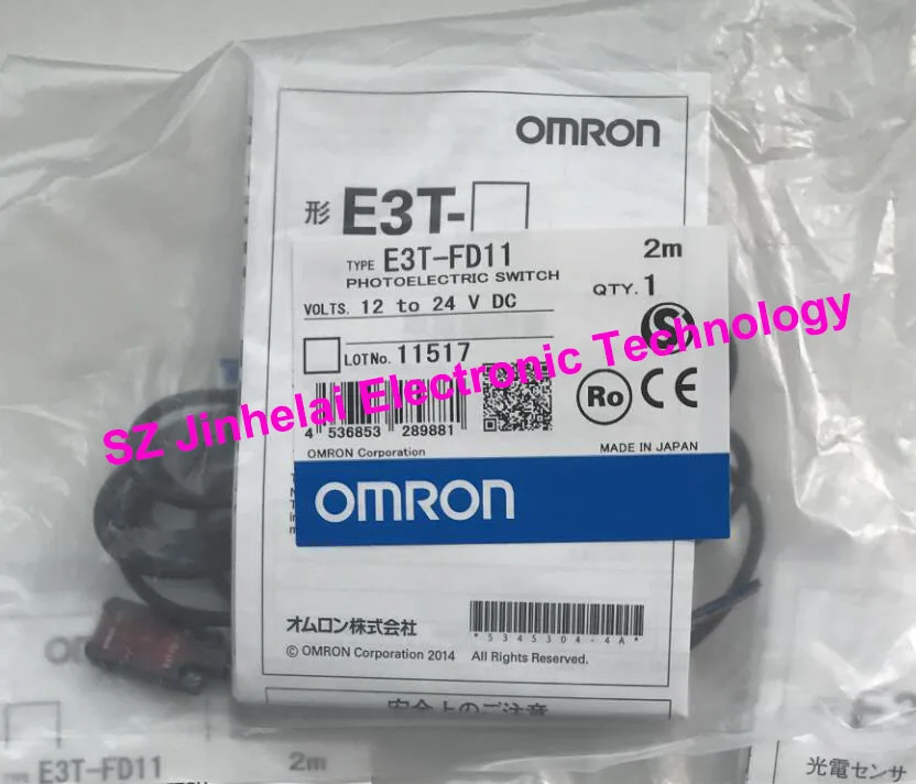 

Новый и оригинальный фотоэлектрический датчик, фотоэлектрический переключатель, 12-24 В постоянного тока, 2 м