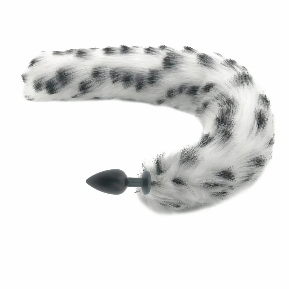 Cosplay Accessories Fetish Fantasy Soft Wild Fox Tail Stainless Steel and Silicone Anal Plug Butt Vibrator for Man Woman Gay | Красота и