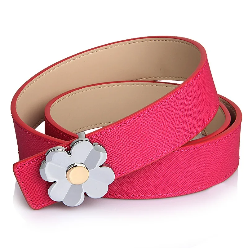 Женский красный/белый/черный ремень из воловьей кожи женский кожаный коровьей с