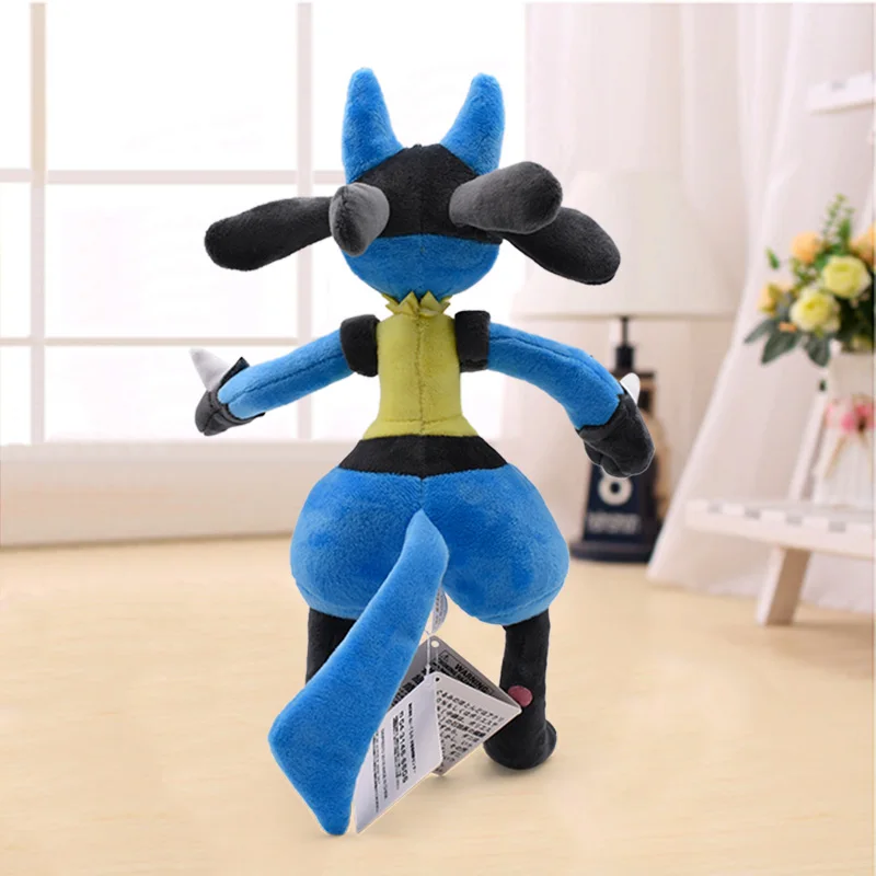 32 см 2 вида цветов Lucario плюшевые игрушки хлопок милый Мега Lucario X& Y мягкие чучело Peluche игрушка подарок для детей