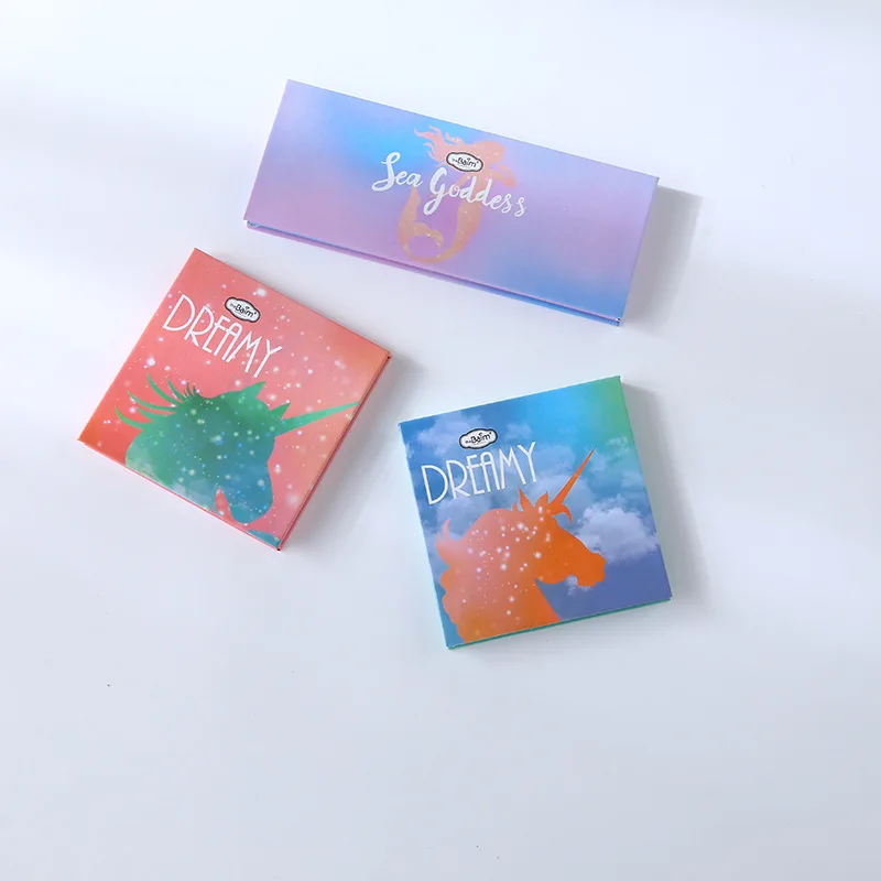 Новинка Русалка тени для век палитра макияжа 3 шт./компл. матовая вспышка