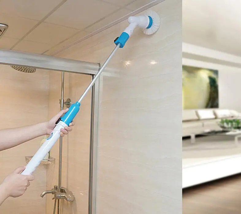 Ванна плитка Беспроводная мощность скруббер турбо скраб ванна пол 360