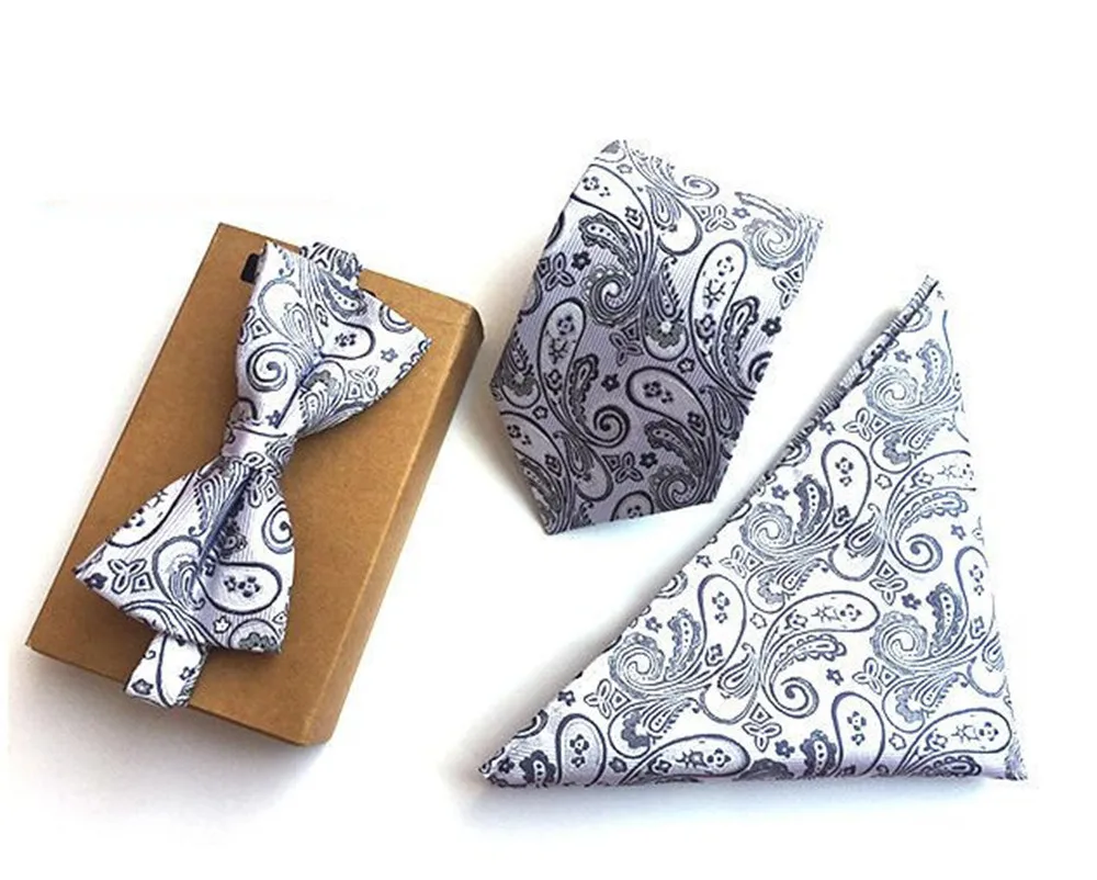 3 шт./комплект мужской галстук бабочка с принтом Пейсли|silk tie|silk tie brandties for men |