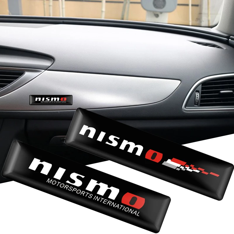 Декоративные наклейки с эмблемой NISMO 4 шт. автомобильный значок наклейка для Nissan