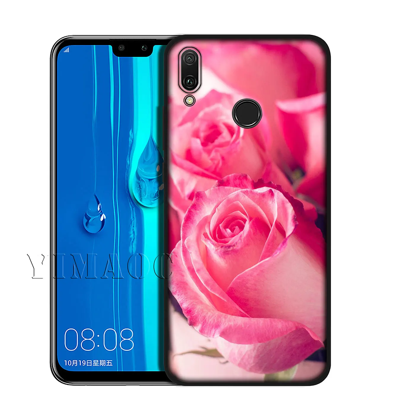 Мягкий силиконовый чехол YIMAOC infinity on Purple Lotus flower для Huawei Y9 Y7 Y6 Prime 2019 Honor 20 8C 8X 8 9 9X 10 Lite