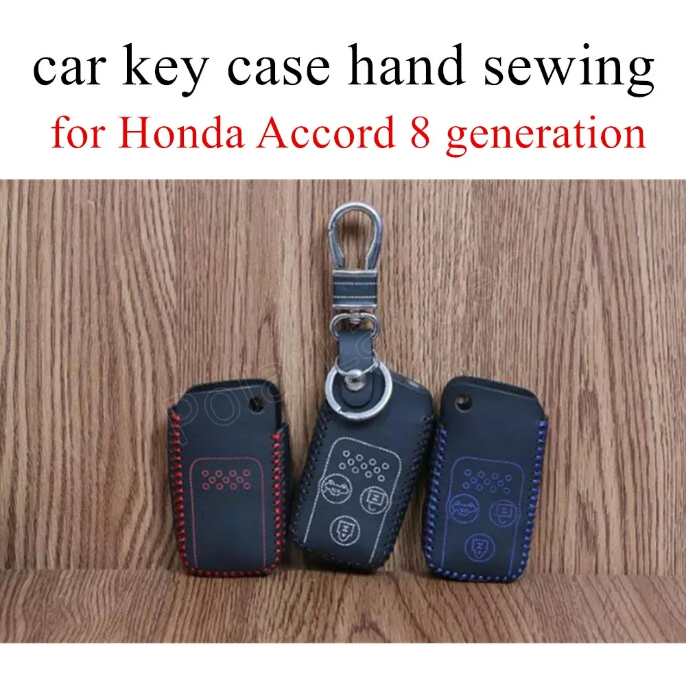 Только красный автомобильный Стильный чехол для ключей ручная работа кожаный