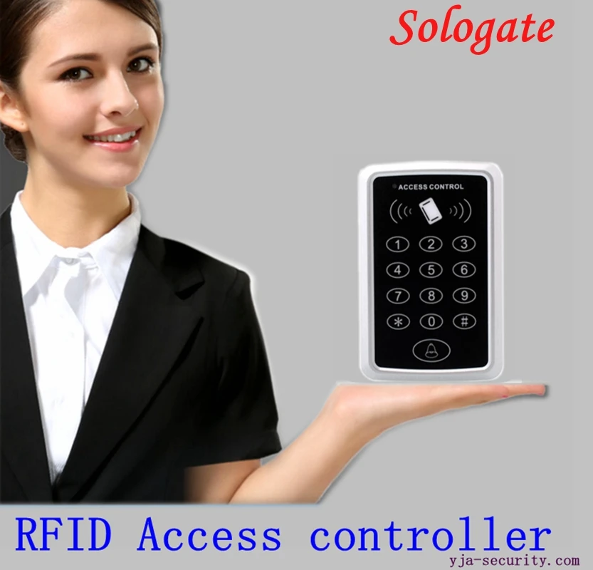 

125Khz 12V RFID Security Entry Door Reader Card With Keypad Mini Portable Proximity Smart ID Access Control Machineb Controller