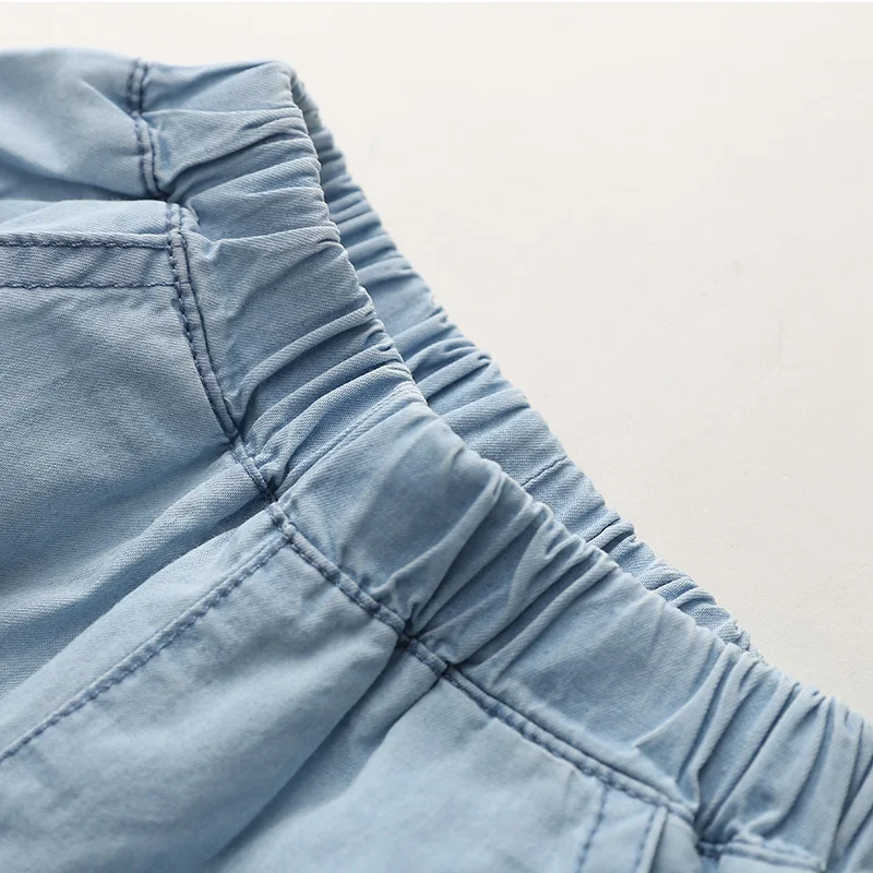 Джинсовые шорты с винтажной вышивкой для детей 2-10 лет | Мать и ребенок