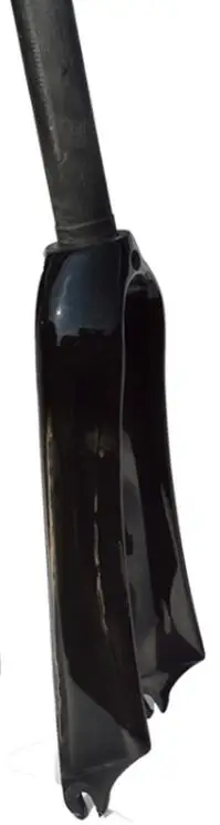 GLOSSY UD carbon 451 складной велосипед T800 3K 12K UD полностью из углеродного волокна Вилка из углеродного волокна BMX передняя вилка велосипеда C тормоз 100 мм 20er 22 ''20 дюймов 1-1/8'' - Цвет: GLOSSY UD carbon