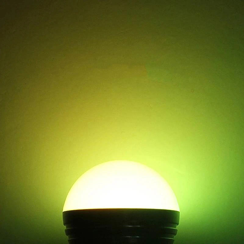 100 шт. AC85V-265V E27 E14 GU10 MR16 RGB лампа для свечей 9 Вт светодиодная точечная волшебное