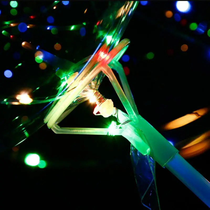 Световой волны гелием шар светодиодный круглый пузырь шар 18 дюймов светодиодный шарик стержень Поддержка свет Свадебная вечеринка Новогоднее украшение
