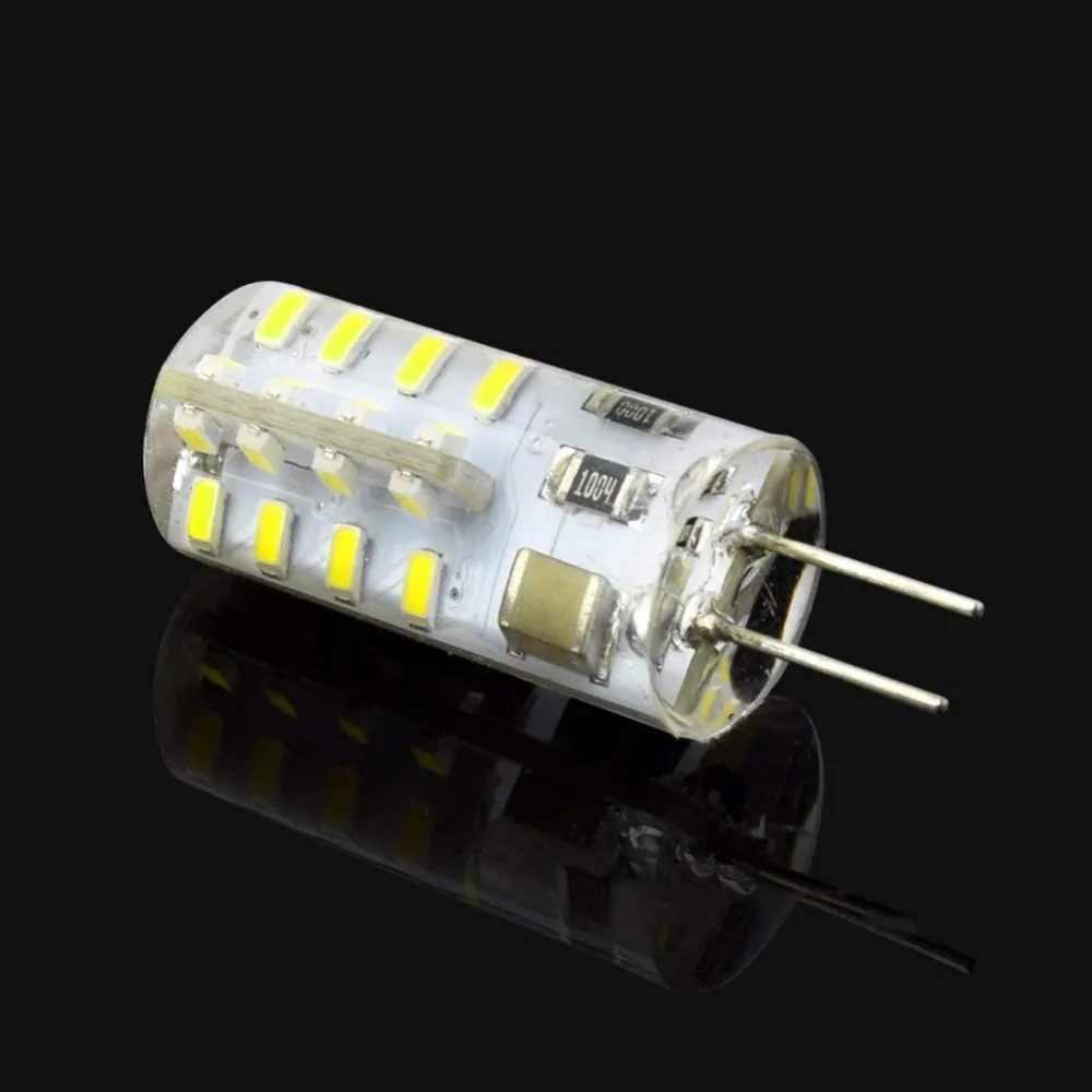 10 шт. светодиодный G4 лампа 110 В 220 2 5 Вт 32 s 3014 SMD светильник силиконовый для дизайна