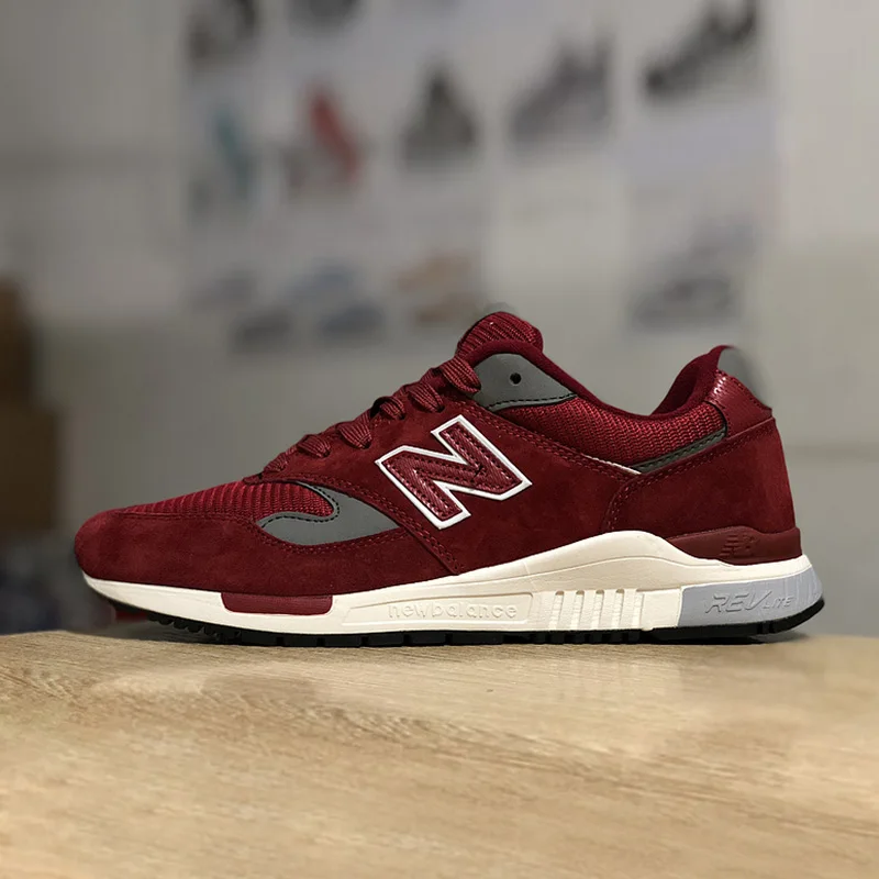 NEW BALANCE NB840 Мужская классическая обувь для бадминтона красная обувь на плоской подошве уличные кроссовки синяя черная обувь