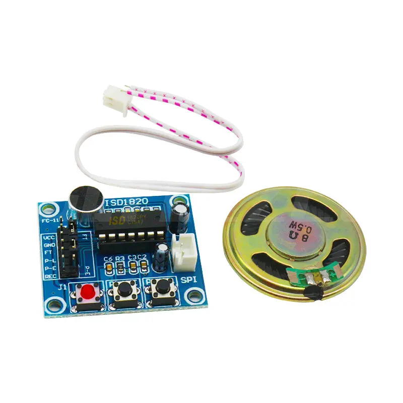 Записывающий голосовой модуль Glyduino ISD1820 голосовая запись звуковой сделай сам