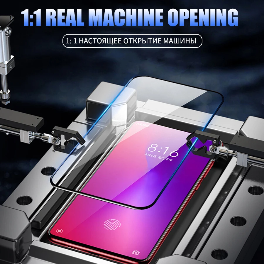 CHYI полное покрытие из закаленного стекла для samsung a70 протектор экрана 6D полный