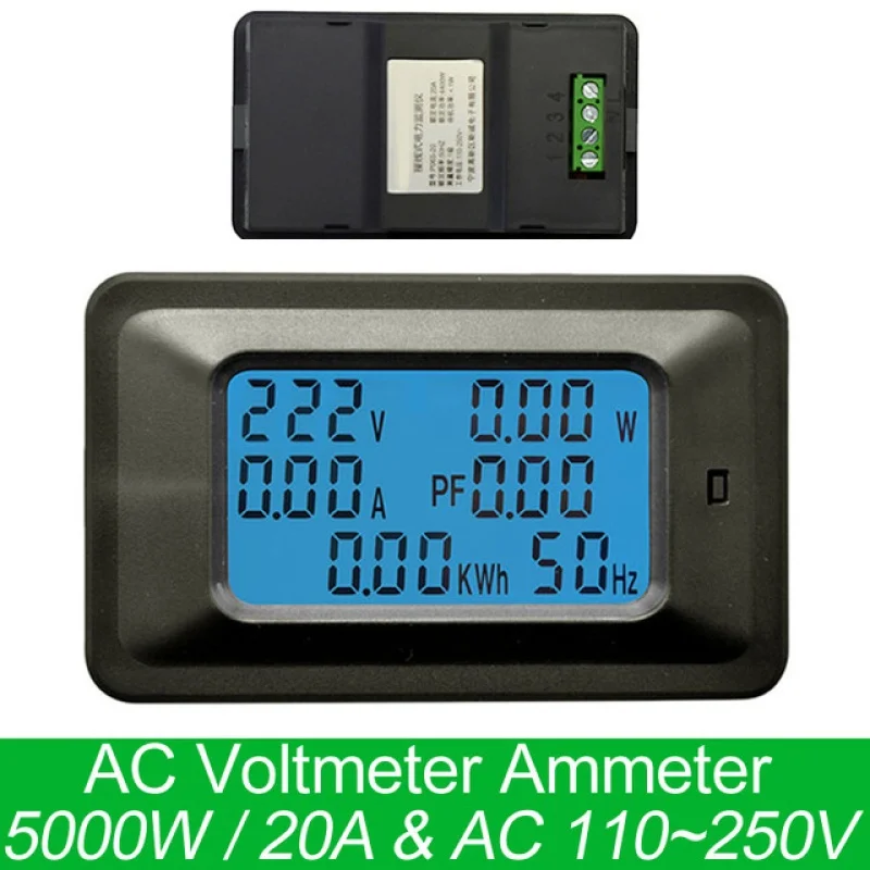 AC 85 ~ 250 В цифровой измеритель напряжения индикатор мощность энергии Вольтметр