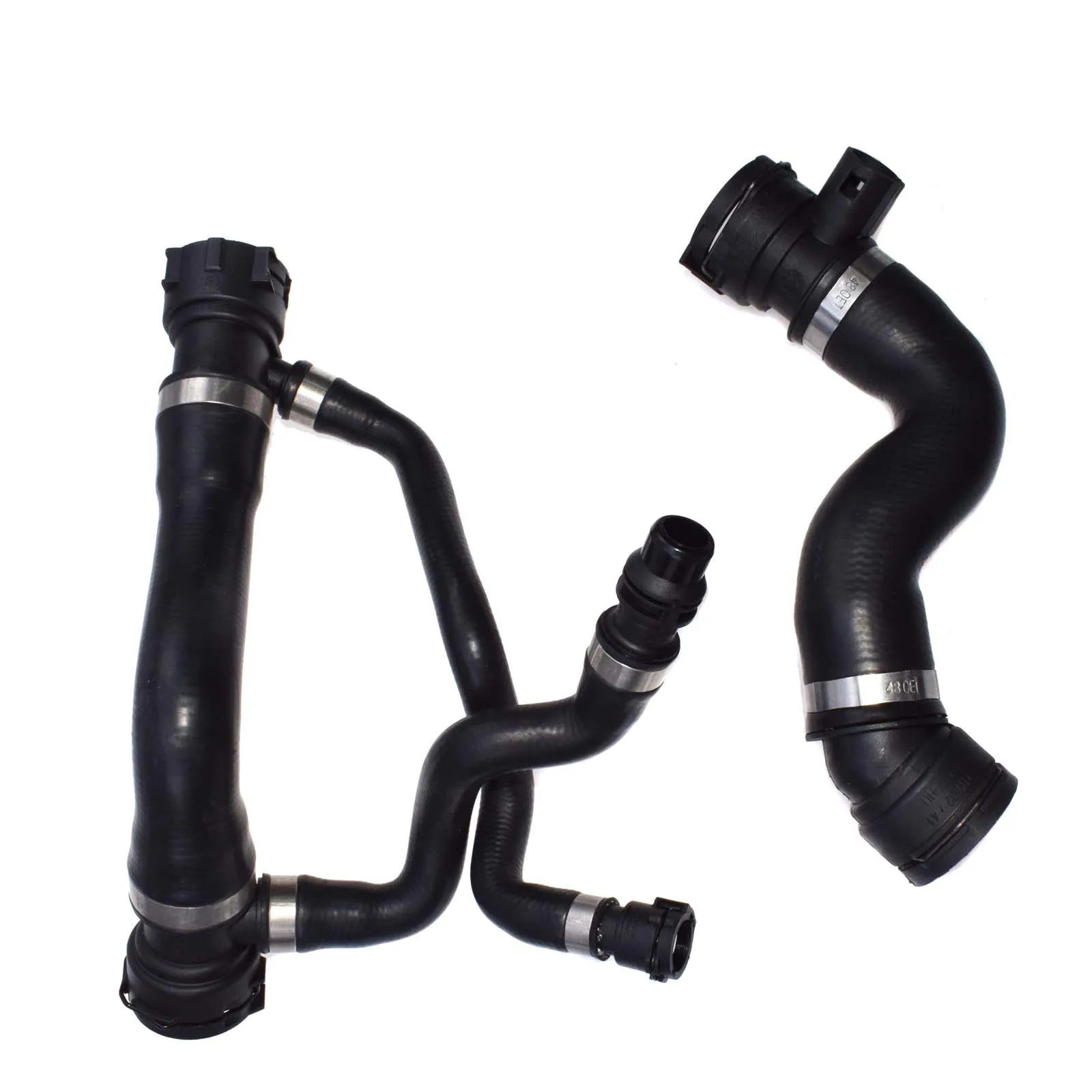 WOLFIGO Набор Радиатор охлаждения верхний и нижний шланг датчик для BMW E60 E61 525i 530i 525Xi