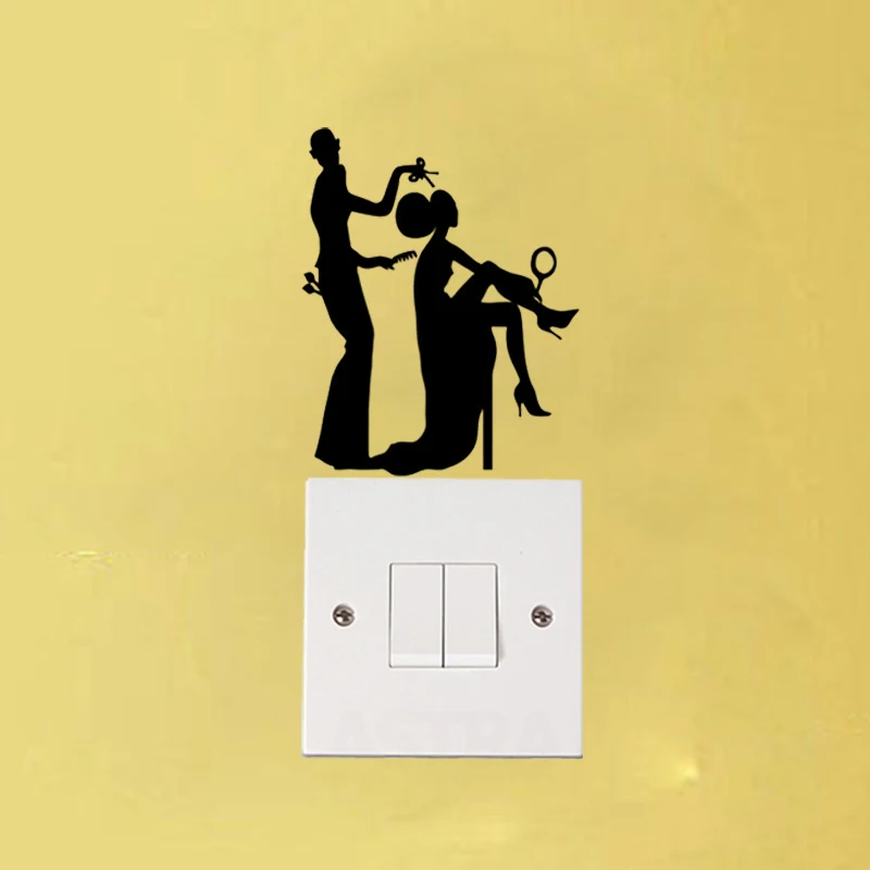 Красота салон макияж женщина модные наклейки 5WS1298 | Дом и сад