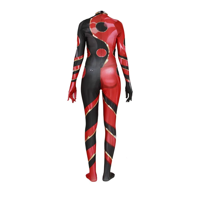 Аниме Косплей Костюм королева пчела костюм Кошка Нуар парик Zentai лайкра 3D комбинезон с принтом Хэллоуин костюм для детей для женщин и мужчин