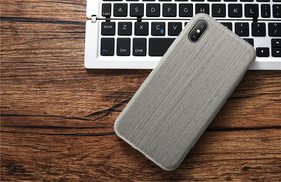 FLOVEME настоящий Деревянный чехол для iPhone 7 8 Plus Мягкий Силиконовый ТПУ тонкий деревянный чехол для телефона для iPhone X 6 6S Plus чехол Аксессуары