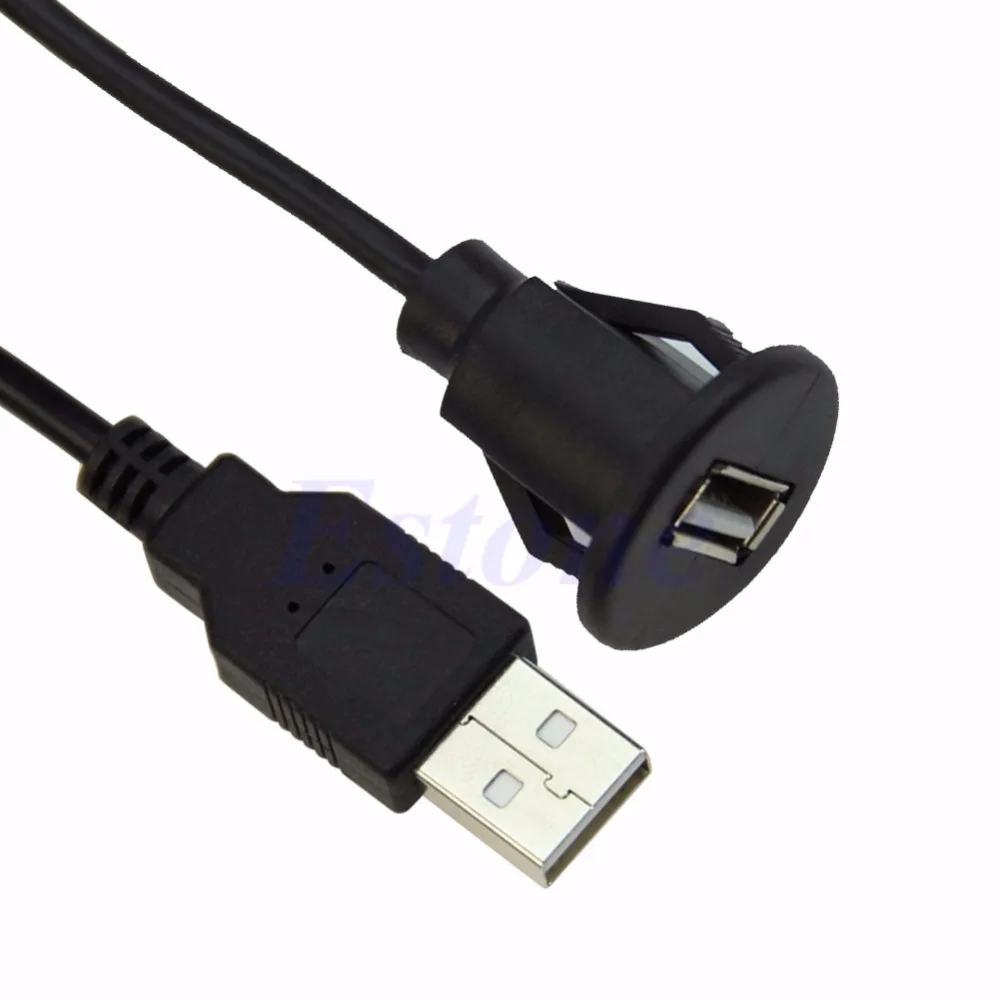 1 м Автомобильная плата с креплением USB 2 0 A Разъем штырь-гнездо | Автомобили и