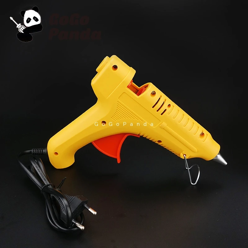 

Free Shipping TG-10 60W 100W Double Power DIY Hot Melt Glue Gun Black Sticks Trigger Art Craft Repair Tool with Light