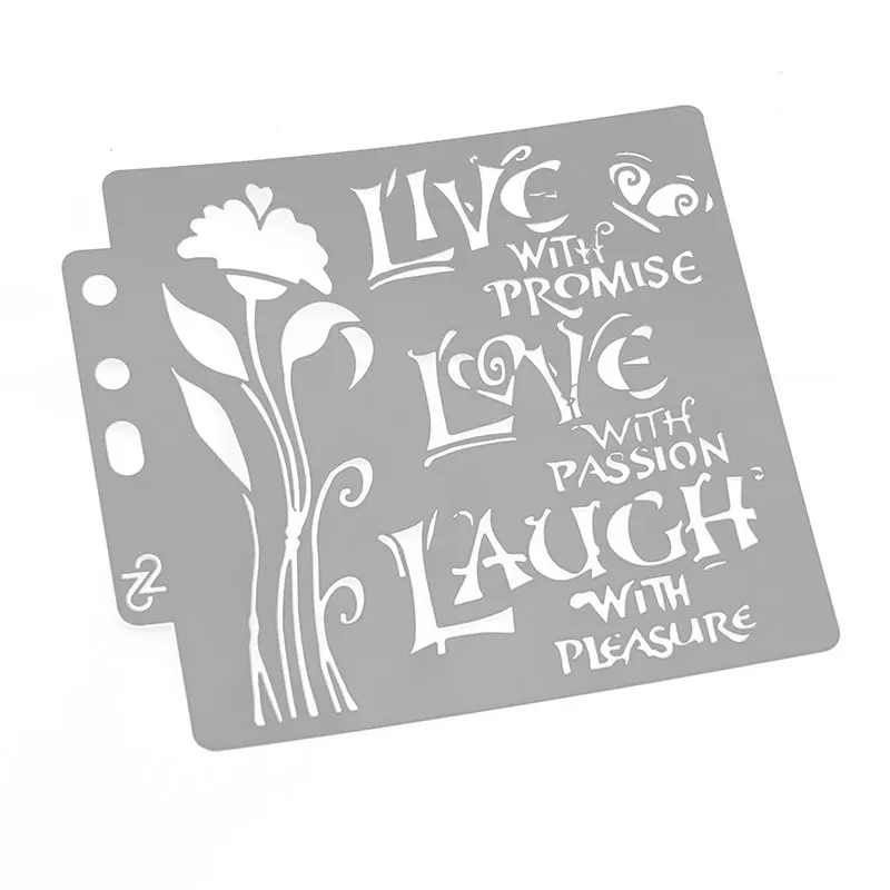 Новинка трафареты 13 см с цветами надписями слоями настенная живопись фотообои