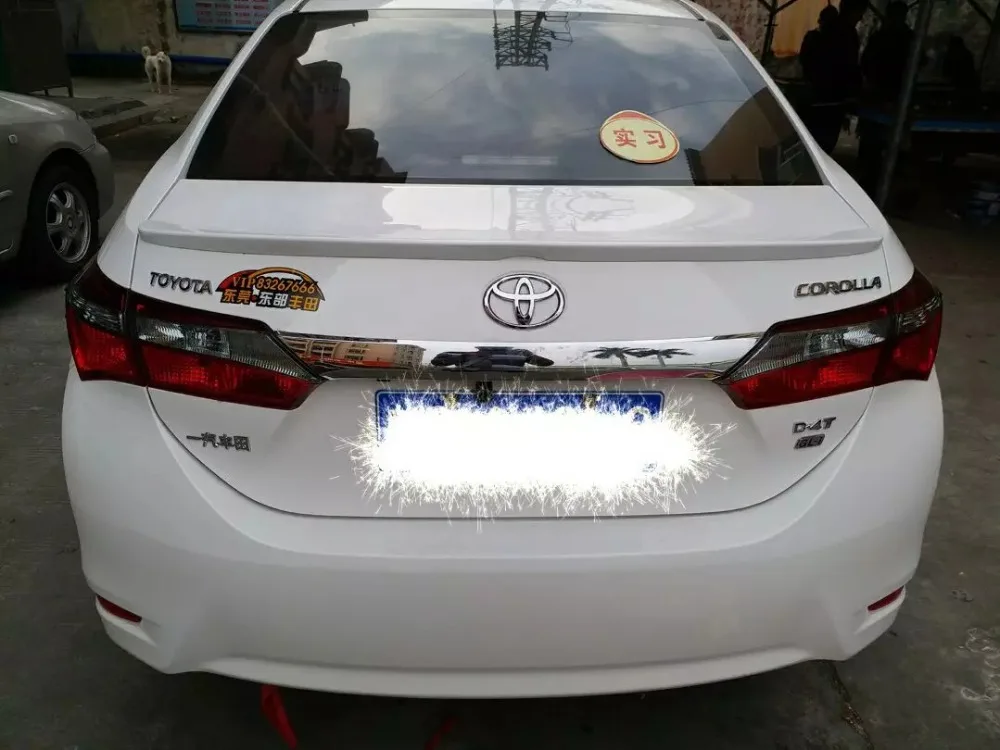 Профессиональный завод высокого качества corolla D режим до уменьшить сопротивление воздуха спойлер заказной цвет спойлер ALTIS