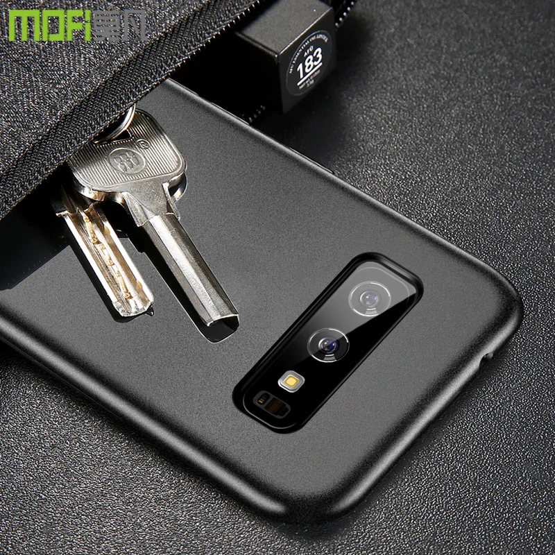 S10 плюс чехол MOFI Полный протектор PC жесткий для samsung S10E принципиально пластиковые