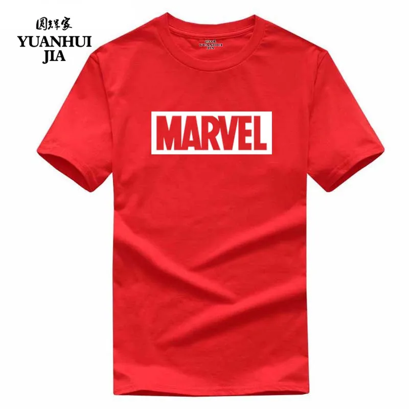 2018 New Fashion MARVEL t-Shirt men cotton short sleeves Casual male tshirt marvel t shirts tops tees Free shipping | Мужская одежда