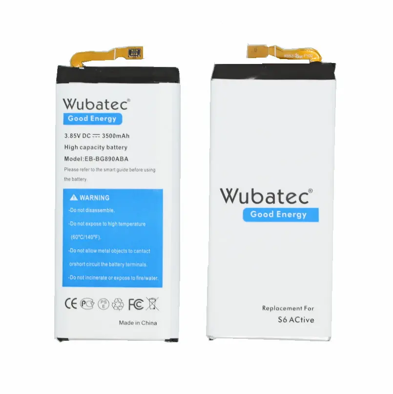 Сменный аккумулятор Wubatec 1x для Samsung Galaxy S6 Active S 6 с функцией активные батареи SM G890
