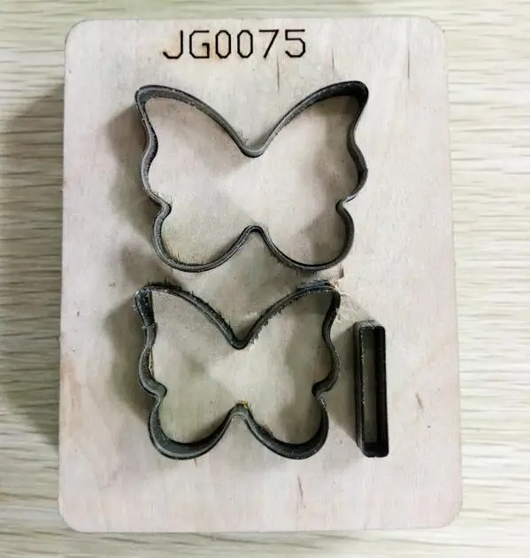 Бабочка волос лук Новые DIY деревянные формы высечки аксессуары для кожаной