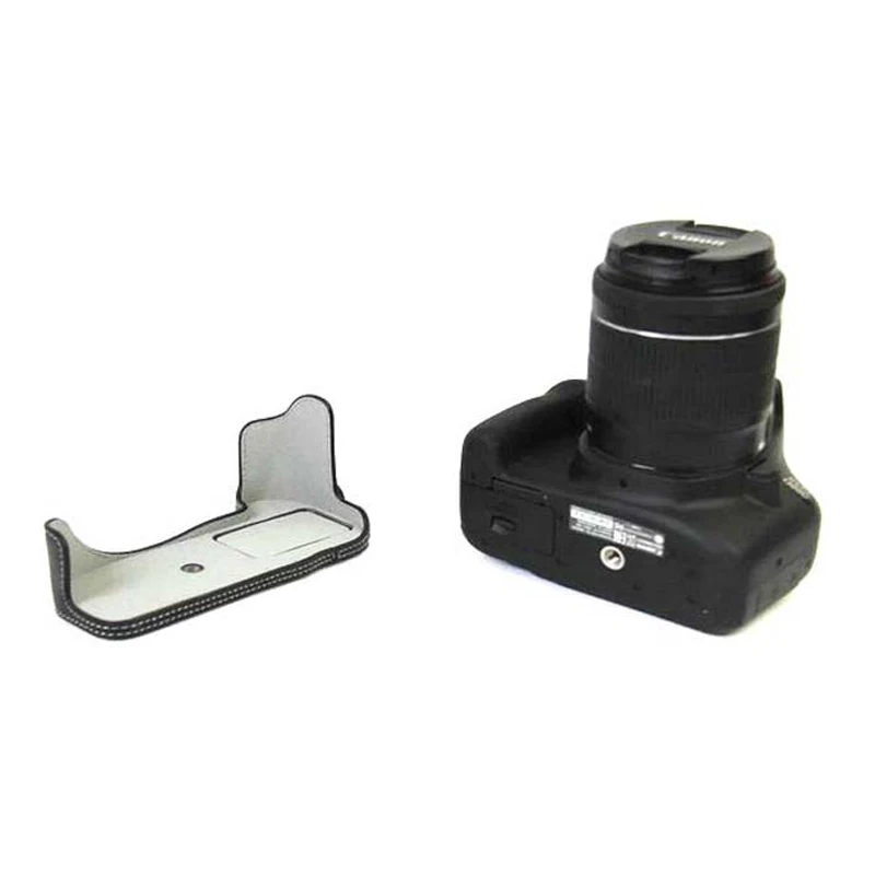 2017 Новый Портативный Цифровой Камеры Половина Тела Сумка Кожа PU камера Чехол для