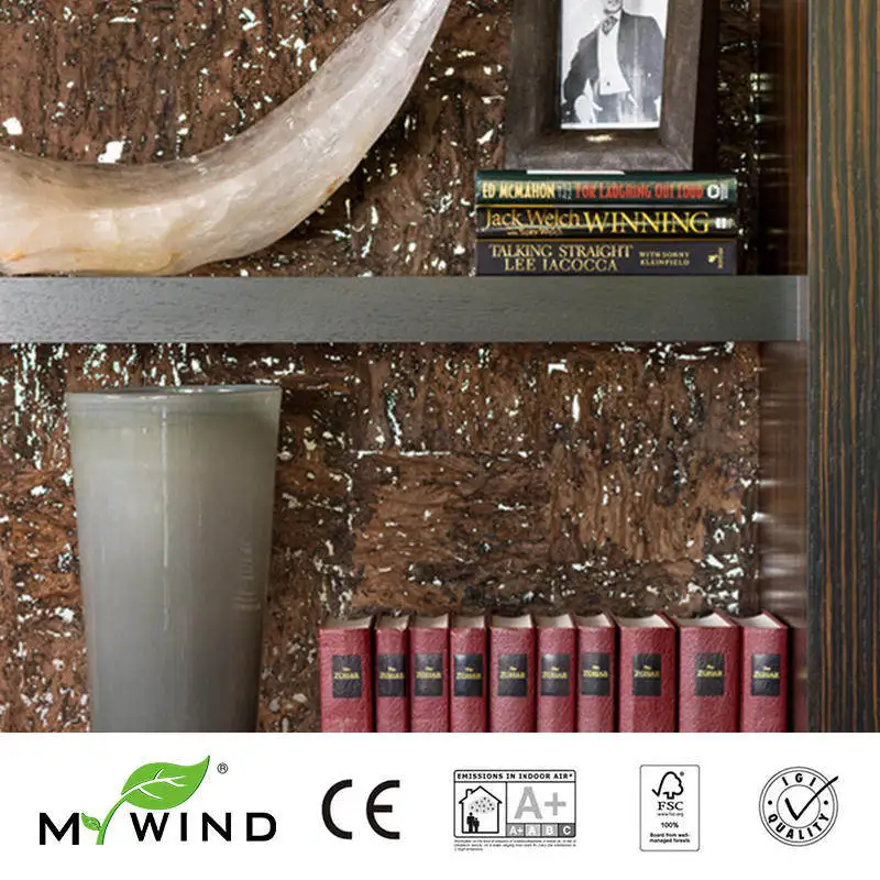 3D обои в рулоне домашний декор 2019 MY WIND Ligth коричневый с серебряными обоями