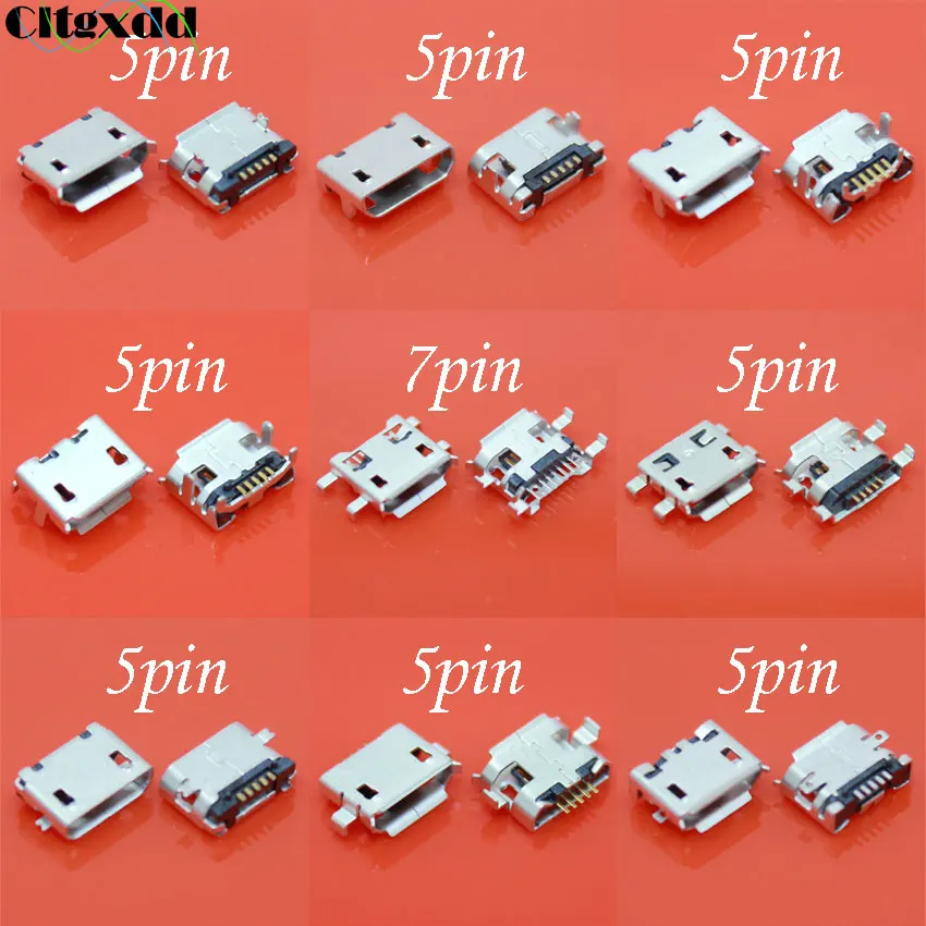 Cltgxdd 9 модель 5 pin 7pin планшетный ПК Micro USB разъем sockect порт зарядки V8 для Samsung Lenovo Huawei