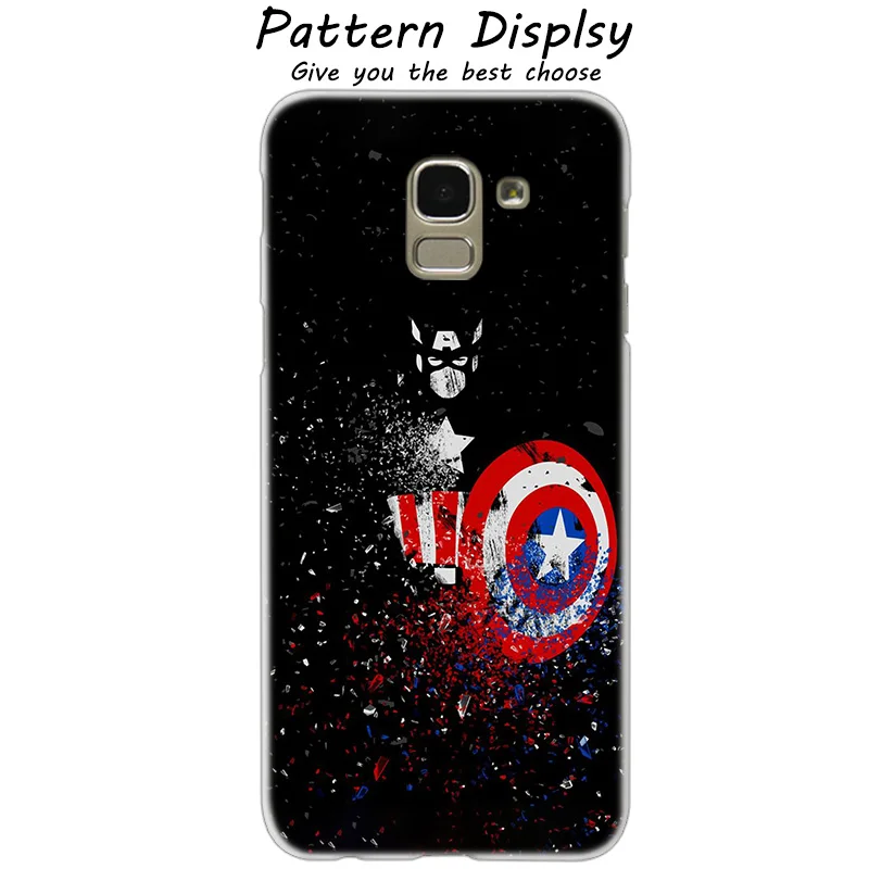 Герой Marvel Капитан Америка футляр для samsung Galaxy J2Pro J4 J6 J8 J3 J5 J7 2017EU Prime Core плюс крышка моды