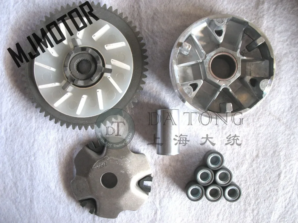 

Variator Clutch fan gear set For Chinese Scooter GY6 50 80 100cc 139QMA Engine Honda Lifan QJ Keeway Yamaha Vespa ATV CVT GoKart