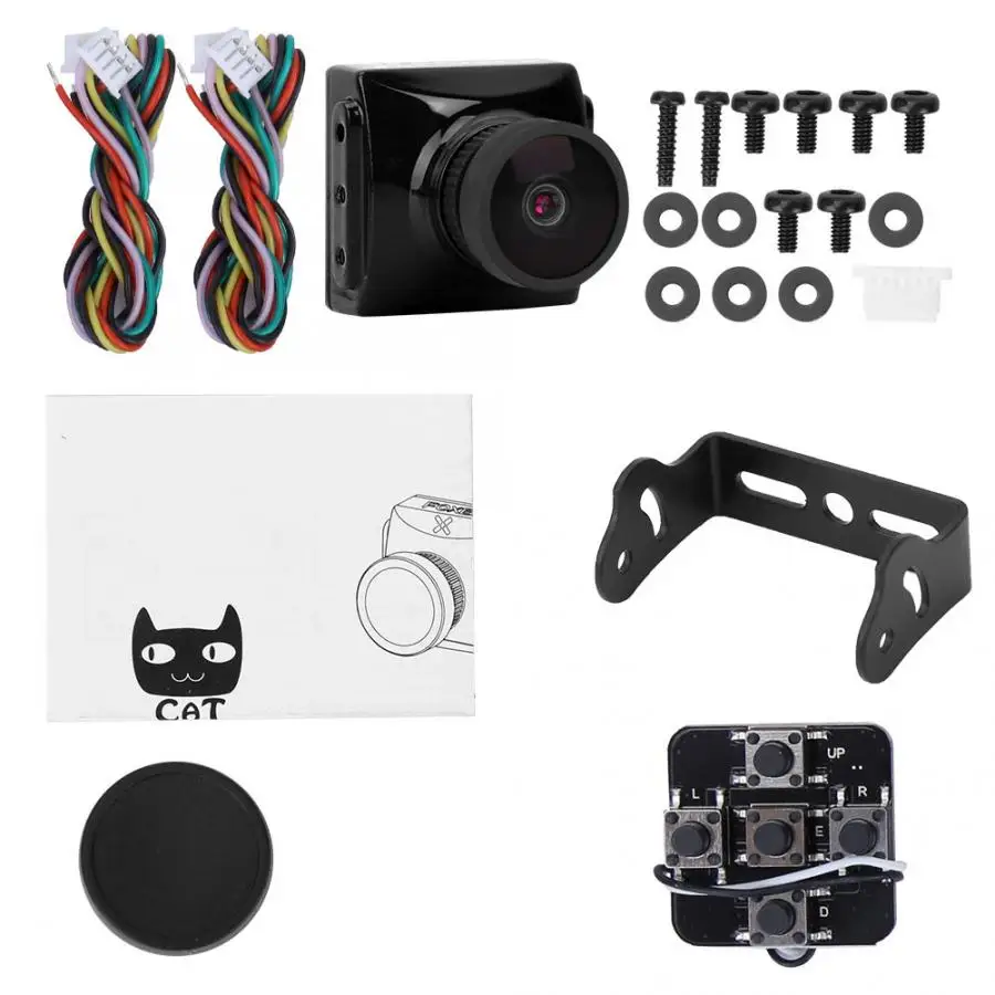 Mini Pro Drone Camera F2 1/3 &quotCMOS 2 1 мм 1200TVL 16:9/4:3 NTSC/PAL низкая задержка FPV камера с микрофоном