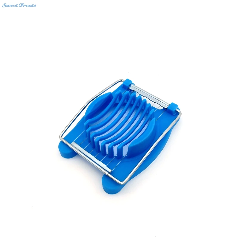 Слайсер для яиц грибов нержавеющая сталь черный/синий/красный 10*6 5 см|cut egg|mushroom