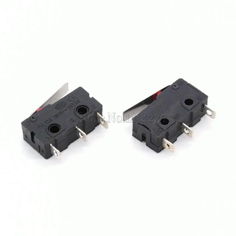 

10PCS Limit Switch 3 Pin N/O N/C 5A 250VAC KW11-3Z Mini Micro / Mouse Switch