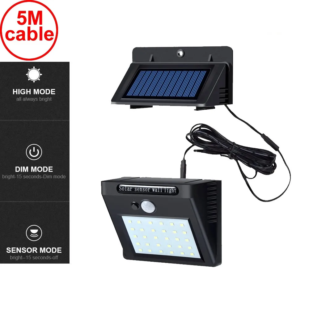 30 светодиодных садовых солнечных огней водонепроницаемая лампа с